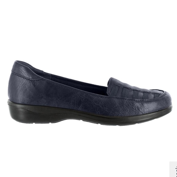 Easy Street Womens Genesis Loafers - Navy Burnish New 10M - Picture 2 of 12